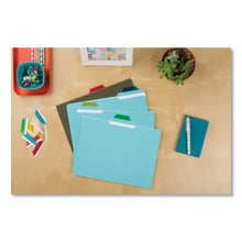 Load image into Gallery viewer, Insertable Index Tabs with Printable Inserts, 1/5-Cut, Assorted Colors, 2" Wide, 25/Pack

