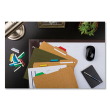 Load image into Gallery viewer, Insertable Index Tabs with Printable Inserts, 1/5-Cut, Assorted Colors, 2" Wide, 25/Pack
