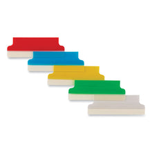 Load image into Gallery viewer, Insertable Index Tabs with Printable Inserts, 1/5-Cut, Assorted Colors, 2" Wide, 25/Pack
