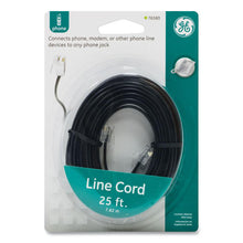 Load image into Gallery viewer, Line Cord, Plug/Plug, 25 ft, Black
