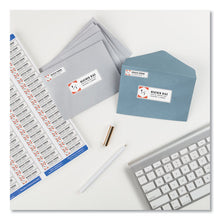 Load image into Gallery viewer, Easy Peel White Address Labels w/ Sure Feed Technology, Laser Printers, 0.5 x 1.75, White, 80/Sheet, 100 Sheets/Box
