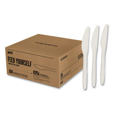 Load image into Gallery viewer, Mediumweight Plastic Cutlery, Knife, White, 300/Pack

