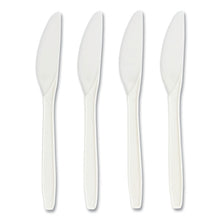 Load image into Gallery viewer, Mediumweight Plastic Cutlery, Knife, White, 300/Pack
