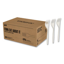 Load image into Gallery viewer, Mediumweight Plastic Cutlery, Fork, White, 300/Pack
