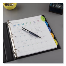 Load image into Gallery viewer, Insertable Style Edge Tab Plastic Dividers, 5-Tab, 11 x 8.5, Translucent, 1 Set
