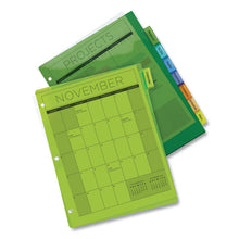 Load image into Gallery viewer, Insertable Big Tab Plastic Dividers, 8-Tab, 11 x 8.5, Assorted, 1 Set
