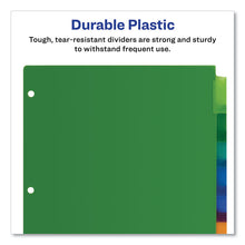 Load image into Gallery viewer, Insertable Big Tab Plastic Dividers, 8-Tab, 11 x 8.5, Assorted, 1 Set
