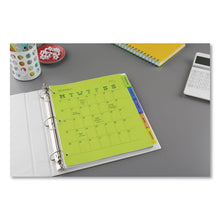 Load image into Gallery viewer, Insertable Big Tab Plastic Dividers, 5-Tab, 11 x 8.5, Assorted, 1 Set
