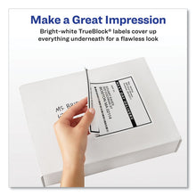 Load image into Gallery viewer, Shipping Labels w/ TrueBlock Technology, Inkjet/Laser Printers, 5.5 x 8.5, White, 2/Sheet, 500 Sheets/Box
