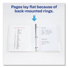 Load image into Gallery viewer, Framed View Heavy-Duty Binders, 3 Rings, 0.5" Capacity, 11 x 8.5, White
