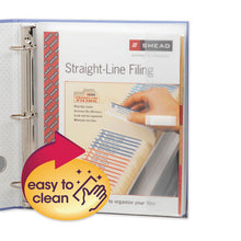 Load image into Gallery viewer, Poly Ring Binder Pockets, 9 x 11.5, Clear, 3/Pack
