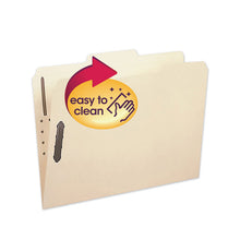 Load image into Gallery viewer, Poly Top Tab Fastener Folders, 1/3-Cut Tab: Assorted, Expands 0.75", 2 Fasteners, Letter Size, Manila, 24/Box
