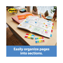 Load image into Gallery viewer, 1" Wide Tabs with Dispenser, Aqua, Pink, Violet, Yellow, 88/Pack
