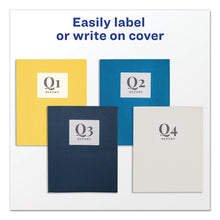 Load image into Gallery viewer, Two-Pocket Folder, Accommodates (40) 11 x 8.5 Sheets, Yellow, 25/Box
