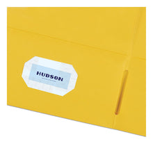 Load image into Gallery viewer, Two-Pocket Folder, Accommodates (40) 11 x 8.5 Sheets, Yellow, 25/Box
