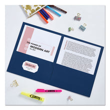 Load image into Gallery viewer, Two-Pocket Folder, Accommodates (40) 11 x 8.5 Sheets, Assorted Colors, 25/Box
