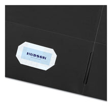 Load image into Gallery viewer, Two-Pocket Folder, Accommodates (40) 11 x 8.5 Sheets, Black, 25/Box
