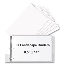 Load image into Gallery viewer, Landscape Orientation Index Dividers, 5-Tab, 14 x 8.5, White, 1 Set

