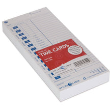 Load image into Gallery viewer, Time Clock Cards for Pyramid Technologies 3000, One Side, 4 x 9, 100/Pack
