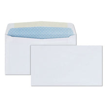 Load image into Gallery viewer, Security Tint Business Envelope, #6 3/4, Commercial Flap, Gummed Closure, 3.63 x 6.5, White, 500/Box
