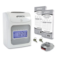 Load image into Gallery viewer, HN2500 Electronic Calculating Time Clock Bundle, Digital Display, Beige/Gray
