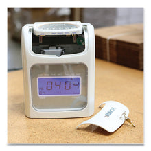 Load image into Gallery viewer, HN2500 Electronic Calculating Time Clock Bundle, Digital Display, Beige/Gray
