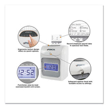 Load image into Gallery viewer, HN2500 Electronic Calculating Time Clock Bundle, Digital Display, Beige/Gray
