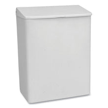 Load image into Gallery viewer, Enamel Feminine Napkin Receptacle, Metal, White
