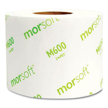 Load image into Gallery viewer, Morsoft Controlled Bath Tissue, Septic Safe, 2-Ply, White, 600 Sheets/Roll, 48 Rolls/Carton
