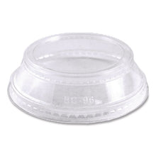 Load image into Gallery viewer, PLA Clear Cold Cup Lids, Dome Lid, Fits 9 oz to 24 oz Parfait Cups, Plastic, Clear, 1,000/Carton
