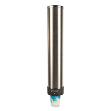 Load image into Gallery viewer, Large Water Cup Dispenser with Removable Cap, For 12 oz to 24 oz Cups, Stainless Steel
