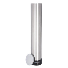 Load image into Gallery viewer, Large Water Cup Dispenser with Removable Cap, For 12 oz to 24 oz Cups, Stainless Steel
