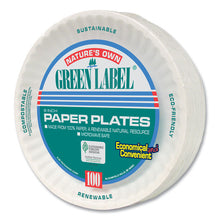 Load image into Gallery viewer, White Paper Plates, 6" dia, 100/Pack, 10 Packs/Carton
