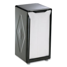 Load image into Gallery viewer, Tabletop Napkin Dispenser, Tall Fold, 3.75 x 4 x 7.5, Black
