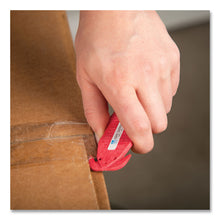 Load image into Gallery viewer, Klever Kutter Safety Cutter, 3 Razor Blades, 1" Blade, 4" Plastic Handle, Red
