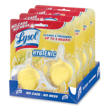 Load image into Gallery viewer, Hygienic Automatic Toilet Bowl Cleaner, Lemon Breeze Scent, 1.41 oz Block, 2/Pack
