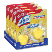 Load image into Gallery viewer, Hygienic Automatic Toilet Bowl Cleaner, Lemon Breeze Scent, 1.41 oz Block, 2/Pack
