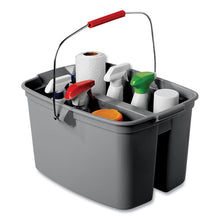 Load image into Gallery viewer, Double Utility Pail, 19 qt, Plastic, Gray
