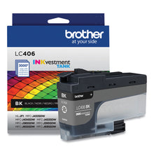 Load image into Gallery viewer, LC406BKS INKvestment Ink, 3,000 Page-Yield, Black
