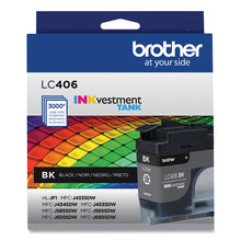 Load image into Gallery viewer, LC406BKS INKvestment Ink, 3,000 Page-Yield, Black
