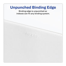 Load image into Gallery viewer, Preprinted Legal Exhibit Side Tab Index Dividers, Avery Style, 25-Tab, 26 to 50, 14 x 8.5, White, 1 Set, (1431)
