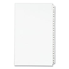 Load image into Gallery viewer, Preprinted Legal Exhibit Side Tab Index Dividers, Avery Style, 25-Tab, 26 to 50, 14 x 8.5, White, 1 Set, (1431)
