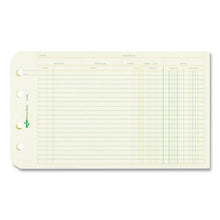 Load image into Gallery viewer, Four-Ring Binder Refill Sheets, 5 x 8.5, Green, 100/Pack
