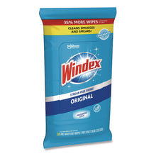 Load image into Gallery viewer, Glass and Surface Wet Wipe, Cloth, 7 x 8, Unscented, White, 38/Pack
