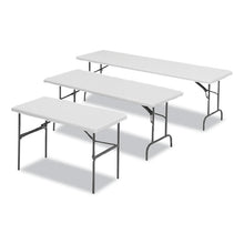 Load image into Gallery viewer, IndestrucTables Too 600 Series Folding Table, Rectangular, 72" x 30" x 29", Platinum

