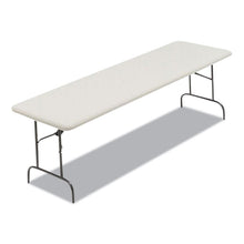 Load image into Gallery viewer, IndestrucTables Too 600 Series Folding Table, Rectangular, 96" x 30" x 29", Platinum
