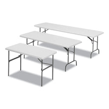 Load image into Gallery viewer, IndestrucTables Too 600 Series Folding Table, Rectangular, 96" x 30" x 29", Platinum
