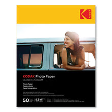 Load image into Gallery viewer, Photo Paper, 8 mil, 8.5 x 11, Glossy White, 50/Pack
