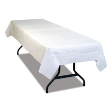 Load image into Gallery viewer, Table Set Poly Tissue Table Cover, 54" x 108", White, 6/Pack
