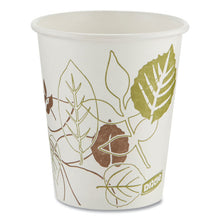 Load image into Gallery viewer, Pathways Paper Hot Cups, 10 oz, White/Brown, 50/Pack
